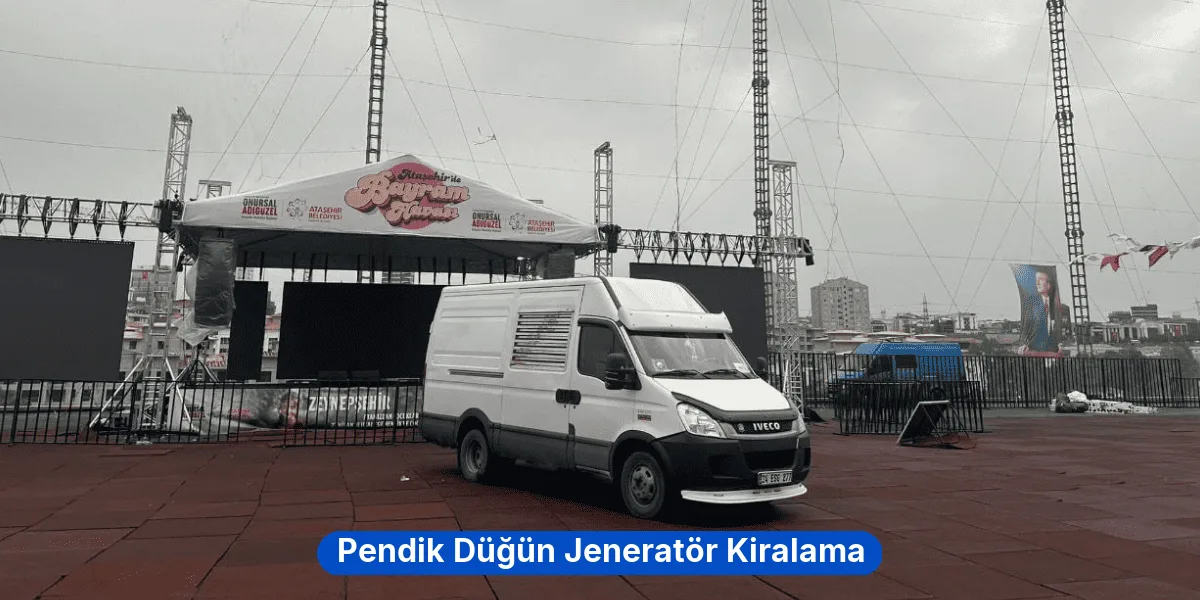 Pendik Düğün Jeneratör Kiralama
